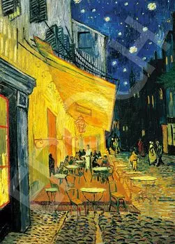 EPOCH 2000 Супер Маленький Пазл Мир Картины Ночное Кафе Терраса Включен Клей Включен Шпатель Включен Билет на Счет Включен EPOCH (38х53см)