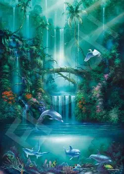 EPOCH 2000 Super Small Piece Jigsaw Puzzle Marine Art Enchanted Pool x Glue Included Spatula Included Score Ticket Included EPOCH Illustration/Art (38