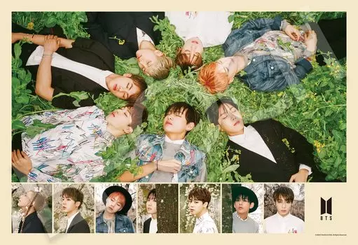 Epoch 300 Piece Jigsaw Puzzle BTS The Most Beautiful Moment in Life. 1 (26 x 38cm) 28-704 with glue and spatula included EPOCH