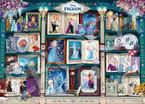 EPOCH 500 элементов пазла Disney Puzzle Decoration Collage x с наклейкой для украшения Bookshelf/Frozen (38 53см) клей 74-304s, шпатель,