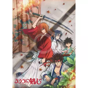 EPOCH 500 Piece Jigsaw Puzzle Rurouni Kenshin Rurouni Kenshin Teaser Visual (38 x 53cm) 07-457s with glue and spatula with score ticket EPOCH