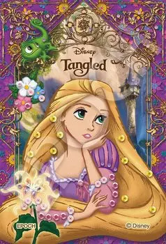 EPOCH 70 элементов пазла Disney Book Rapunzel x с клеем и шпателем с декоративными деталями в комплекте Тема EPOCH/ (10 14,7см) 70-104