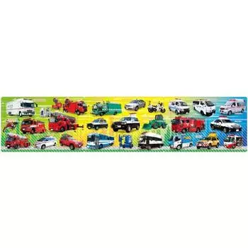 EPOCH [Apollo s Steps Panorama Puzzle] Siren Car 10/15/20 Piece Puzzle for Children 24-166 ST Mark Certification Comes with Cleaning Bag Ages 4 and Up