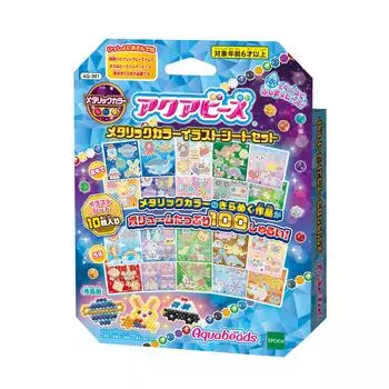 EPOCH Aquabeads продаются отдельно. Лист иллюстраций. Цветной лист иллюстраций. Сертификация ST Mark. Для детей от 6 лет. Игрушечные водные палочки с функцией приготовления воды.