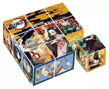 Epoch Demon Kimetsu no Yaiba 9 frames Puzzle for children with tray Toy for ages 2 and up EPOCH [Cube Puzzle] Slayer 13-121