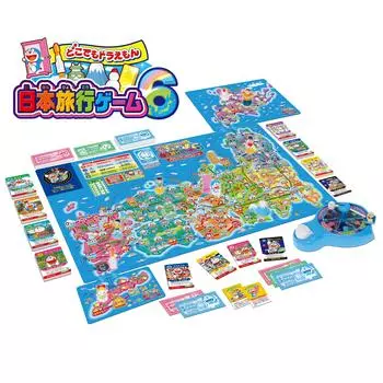 EPOCH Doraemon Anywhere Doraemon Japan Travel Game 6 ST Mark Certification Возраст 5 лет и старше Игрушечная игра Количество игроков EPOCH от 2 до 6