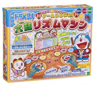 Epoch Doraemon Taiko Rhythm Machine Сертификация ST Mark Возрастная игрушка Игра Номер 1 EPOCH Co., Ltd. (ЭПОХА) 4+ игроков