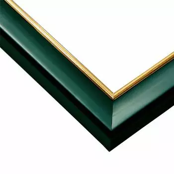 Epoch in Wooden Puzzle Frame Woody Panel Excellent Gold Line Gold Molding Технические характеристики Shine Green x Подвесной билет на веревку Включен Покрытие ячейки УФ