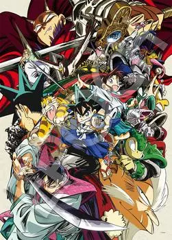 EPOCH jigsaw Shin Samurai Den YAIBA I am a true x 53 with and score ticket 500-piece puzzle, samurai!! (38 cm) 07-465s, glue, spatula,