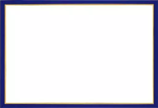 Epoch [Made in Japan] Wooden Puzzle Frame Woody Panel Gold Line Shine Blue (49 x 72cm, No. 10-D) UV Protection