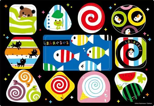 Epoch [Пазл Apollo Picture] Пазл Shimashima Guruguru из 11 деталей для детей 25-226 лет, сертификация ST Mark, поставляется с чистящим мешком для детей от 1,5 лет и старше Toy EPOCH