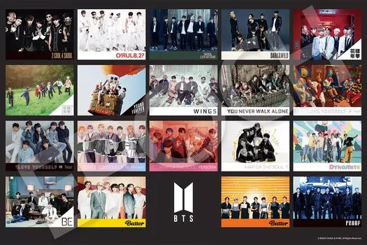 Epoch Пазл из 1000 деталей BTS BTS Photo Memories (50 х 75 см) 13-053s с клеем и шпателем в комплекте EPOCH