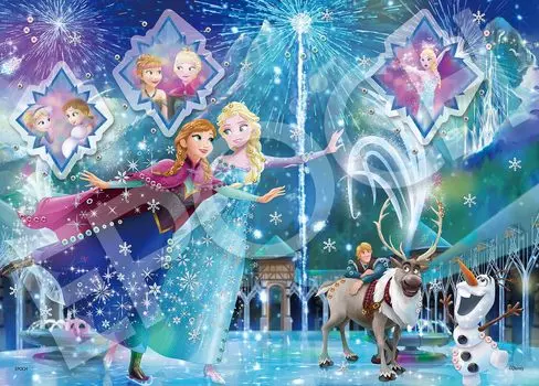 Epoch Пазл из 500 деталей Disney Emotional Story Series Frozen (38 х 53 см) 74-302 с клеем и шпателем, включая декоративные детали EPOCH