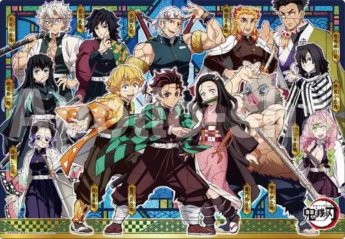 Epoch Picture Demon Kimetsu no Yaiba 75 деталей Часть 2 Пазл из 75 деталей для детей Сертификация ST Mark поставляется с чистящим мешком Игрушка для детей от 5 лет и старше