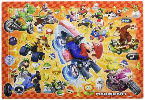 EPOCH Picture Super Mario Mario Kart 75 деталей пазл с креплением для детей от 5 лет и старше Игрушка сертифицирована ST Mark [Apollo Puzzle] 25-132
