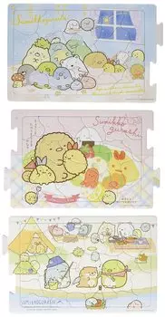 EPOCH Step Panorama Sumikko Gurashi Minna Nakayoshi Piece Puzzle для детей Сертификация ST Mark поставляется с чистящим мешком Ages Toy EPOCH [Apollo s