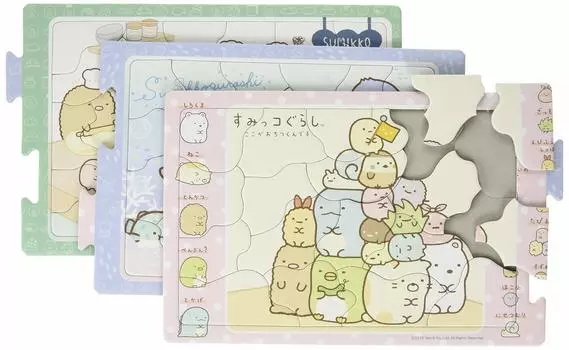 EPOCH Step Panoramic Sumikko Gurashi parts Шаг вперед с 3 головоломками Головоломка с креплением для детей от 5 лет и старше Игрушка сертифицирована ST Mark [Apollo s