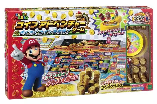 EPOCH Super Mario Coin Adventure Game Battle for ST Mark Сертификация Возраст: от 6 лет Игрушка: от 2 до 4 монет EPOCH! Игроки