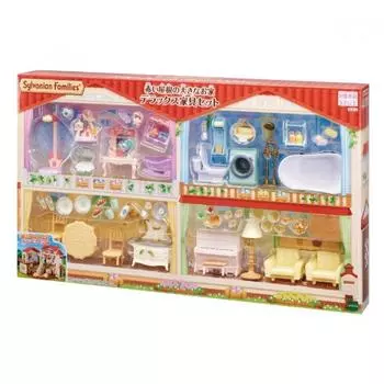 EpoCh Sylvanian Families C 213 Большой дом с красной крышей Роскошный комплект мебели