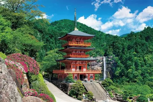 Epochsha 1000 Piece Jigsaw Puzzle Puzzle Master Nachisan Seigantoji Temple Wakayama Aim! - (50x75cm)