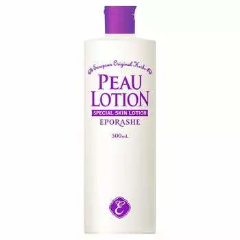 EPORASHE Pur лосьон 500 мл для чувствительной эксфолиации Содержит гидролизованную гиалуроновую и молочную кислоту (большая емкость) [Без добавок, уход за кожей,