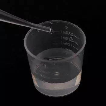 Epoxy Mixing Transparent Plastic Medicine Pills Scale Cups Container Graduated Cups Measuring Tool 20pcs