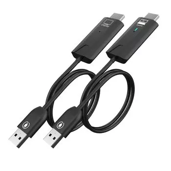 eppfun CS500 Беспроводной HDMI-передатчик и приемник 1080P HD Беспроводной HDMI-передатчик Приемник Стабильное расстояние передачи Видео Аудио Синхронизация ТВ-проектор