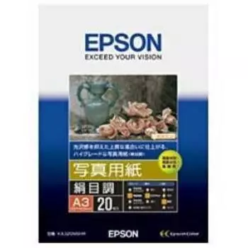 Epson Copy Paper Photo Paper Silky Tone 20 Sheets A3 KA320MSHR