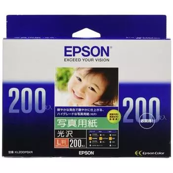 Epson EPSON фотобумага глянцевая размер L 200 листов KL200PSKR