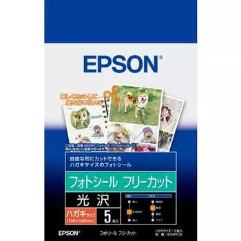 Epson EPSON Фотонаклейки Открытка Размер Бесплатные Наклейки 5 Штук KH5PFCR