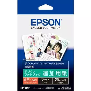 Epson EPSON photo book paper KA510PBRM A5 size 10 sheets handmade photo book additional paper