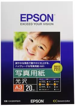 Epson EPSON Photo Paper A3 20 sheets KA320PSKR [Glossy]