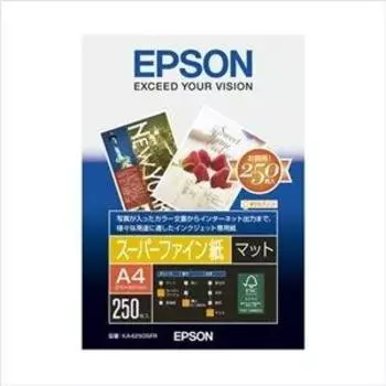 Epson Genuine Printer Paper Super Fine Paper KA4250SFR 250 Sheets 2 (Commercial Set) (Matte Paper) (x Sets)