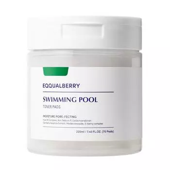 Eqqualberry Салфетки для тонизирования бассейна 220 мл 70 шт.