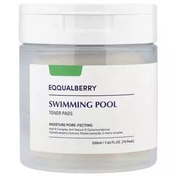 EQQUALBERRY, Swimming Pool Toner Pads, 70 Pads, 220mg (7.43 fl oz)