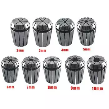 ER25 2-16 мм пружинная цанга для фрезерного станка с ЧПУ гравировальный токарный инструмент 3mm