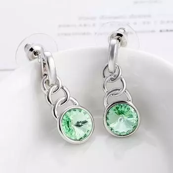 Er-00450 Подлинные австрийские хрустальные украшения, посеребренные современные женские серьги 2022 Y2k, ювелирные изделия, подарок на день матери