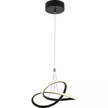 Eray Lighting 9192 1 Черная люстра с одним светодиодом