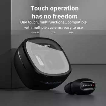 ERAZER XT62PRO Беспроводные наушники-вкладыши с шумоподавлением BT 5.4 Встроенные микрофоны Двойной белый