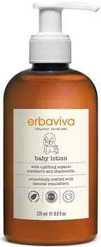 erbaviva Эмульсия Детский лосьон для всего тела Насос 235 мл Детский увлажняющий для новорожденных Органический EV3065