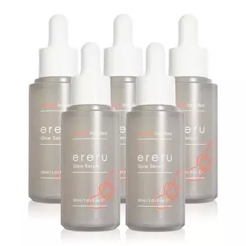 ereru WPDRN Glow Serum 30 мл PDRN Double Formula Moisturizing Serum Ниацинамид Пантенол Гиалуроновая кислота Коллаген Сделано в Японии [Набор 5]