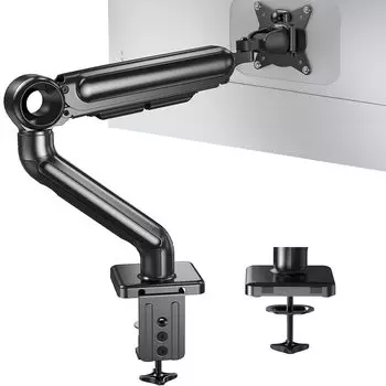ErGear Monitor Arm Display Arm Совместим с дюймами Грузоподъемность 12 кг Тип газовой пружины VESA 75x75 мм Совместим с 100x100 мм Single PC Arm Clamp