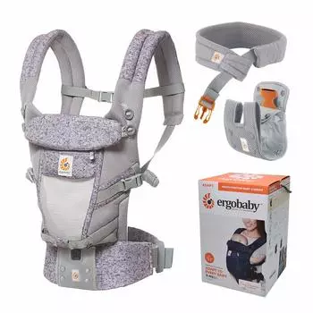 Ergobaby ERGO Baby Детский рюкзак-кенгуру с лямками Piggybackable Гарантия подлинности продукта 3D Air Mesh Легкий детский рюкзак-кенгуру Adapt Cool Air ADAPT Розовый