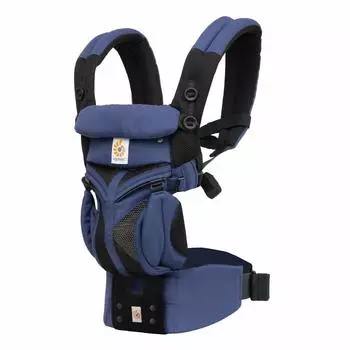Ergobaby Ergobaby Детская переноска Mesh Piggyback Лицом вперед обнимает Японская гарантия на подлинный продукт Детская переноска Подходит для роста Omni 360 Cool Blue 0