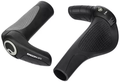 Ergon GP2 Grip Long/Short S(HBG22100) чёрный