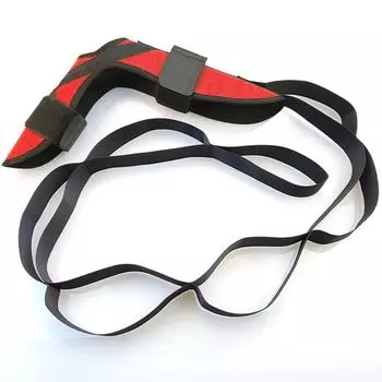 Ergonomic Design Yoga Stretch Band 7 Loops Ankle Protect Yoga Ligament Stretching Belt Comfortable Flexibility Foot Trainer Tape