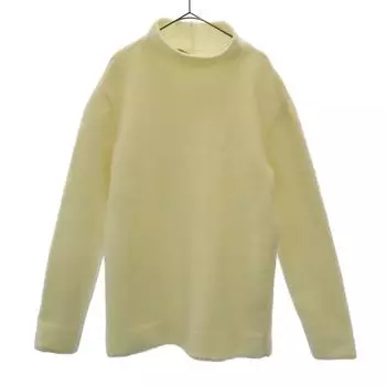 ERMANNO SCERVINO Long sleeve Mock neck sweater 48 beige knit Men s Used