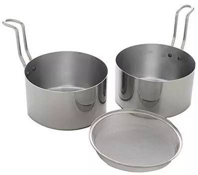 Ernest A-76826 Tempura Pot (Oil Pot), Mini, 5.5 inches (14 cm), Can Fry Food With One Unit, Stainless Steel, Oil Turns, A Favorite Brand Of Major Rest