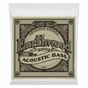 Струны для акустической бас-гитары ERNIE BALL 2070 EARTHWOOD PHOSPHOR BRONZE [Оригинальный продукт] (45-95)
