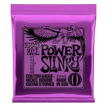 ERNIE BALL 2220 Electric Guitar Strings POWER SLINKY Power Slinky [Genuine] (11-48)